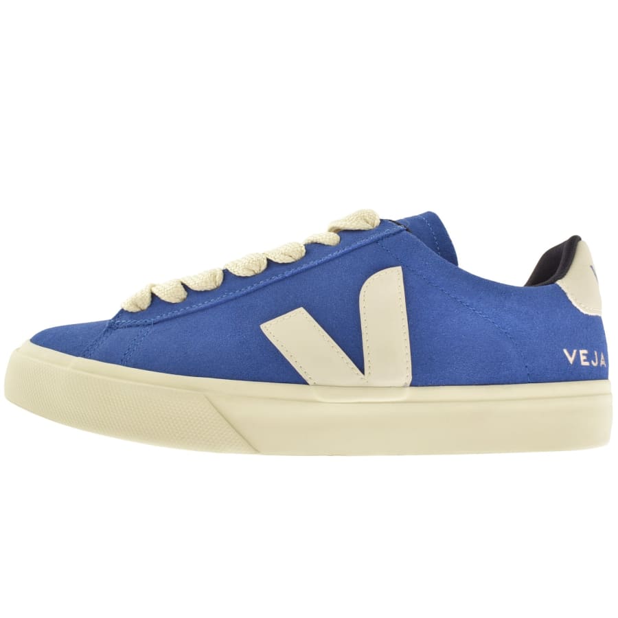 Veja Campo Bold Suede Trainers Blue Mainline Menswear Canada